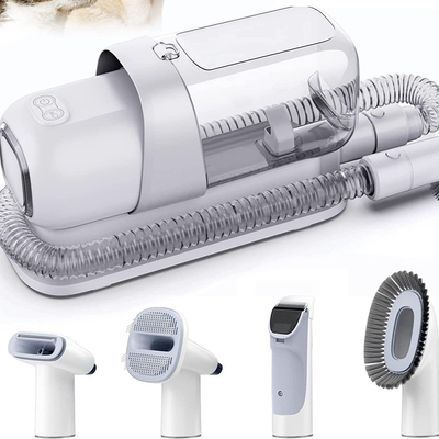Pet Grooming Vacuum for Shedding Hair 1.5m Hose Length 110-240V Voltage Includes Dog Brush