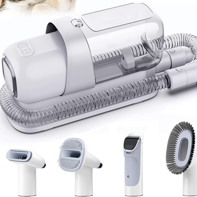 Pet Grooming Vacuum for Dogs 6 in 1 Kit 11kPa Vacuum Degree No Charging Time